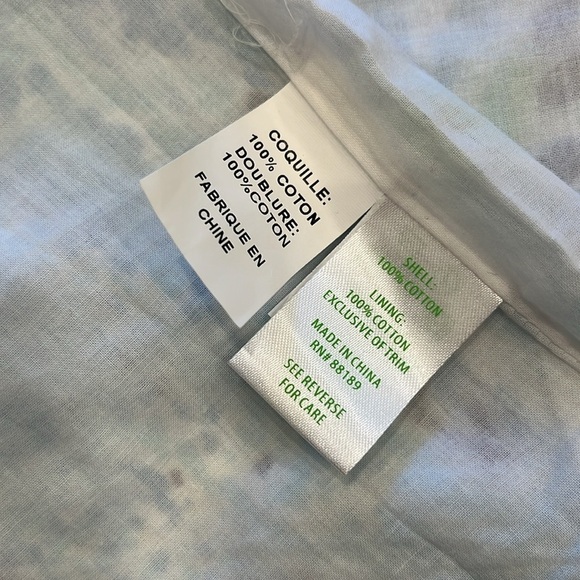 Lilly Pulitzer | Valli Shift Dress 100%‎ Cotton | Seashell Metallic | Size 6 - Picture 12 of 16